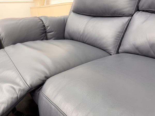 La Z Boy Vienna Pacific Leather 3 & 2 Seater Power Recliner Sofa Set