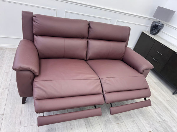 La Z Boy Bella 3 Seater Leather Power Recliner
