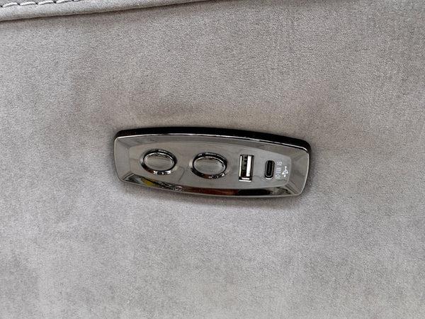 Moreno Large Corner Grey Fabric Power Recliner