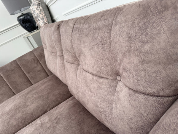 FURNITURE VILLAGE ARIANA 2+2 Seater Sofa Set Classic Back Dapple Chocolate