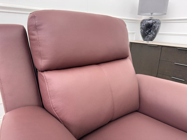 La Z Boy Bella Rose Brown Power Recliner Armchair