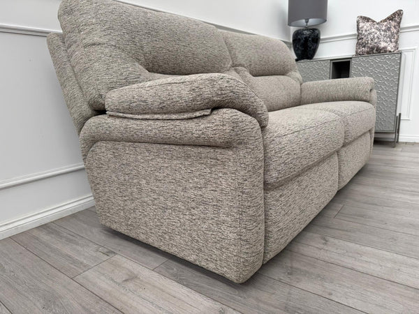 G Plan Seattle Woven Beige Fabric 3 Seater Sofa RRP £2552