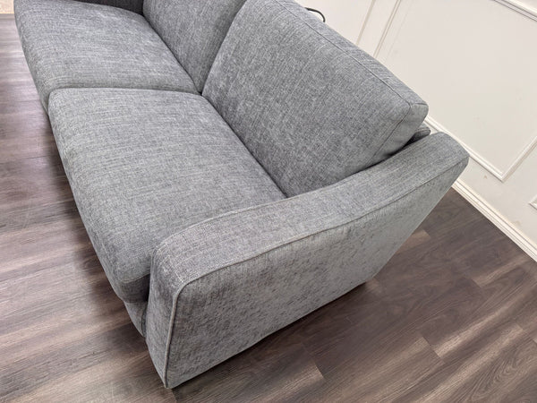Optimus 3 Seater Grey Fabric Sofa Pull Out Bed Including Mattress