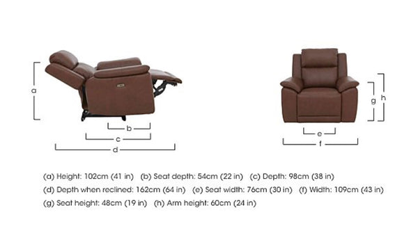 Pair of Utah Cream Leather Power Recliner Headrest & Lumbar Support Headrest