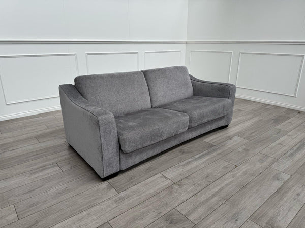 Furniture Village Optimus 3 Seater Sofabed Sofa Grey Fabric