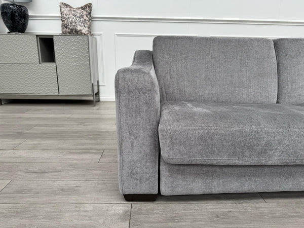 Furniture Village Optimus 3 Seater Sofabed Sofa Grey Fabric
