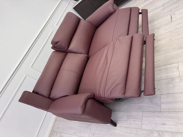 La Z Boy Bella 3 Seater Leather Power Recliner