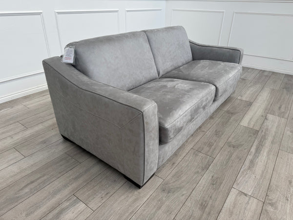 Optimus 3 Seater Sofabed Sofa Silver Grey Microfibre