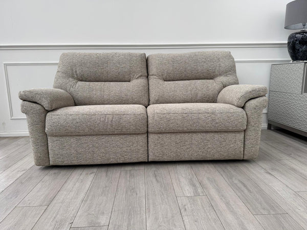 G Plan Seattle Woven Beige Fabric 3 Seater Sofa RRP £2552