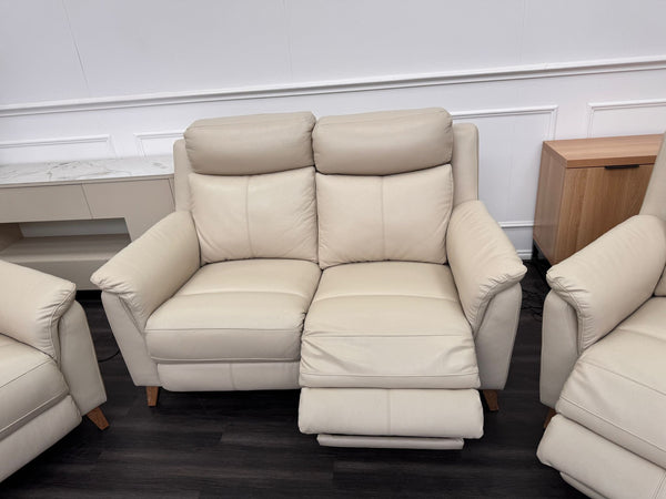 La Z Boy Kenzie Leather 3 & 2 Seater & Armchair Power Recliner Sofa Set