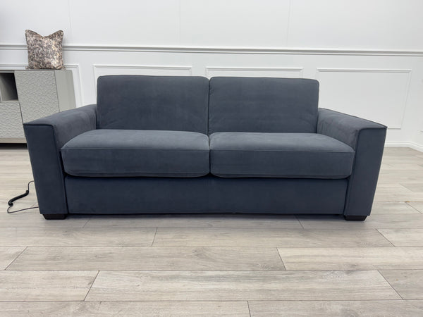 Furniture Village Electric 3 Seater Sofa Bed Charcoal Grey