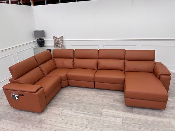 Nicoletti Davide Modular Corner Sofa Chaise Lounger Power Recliner