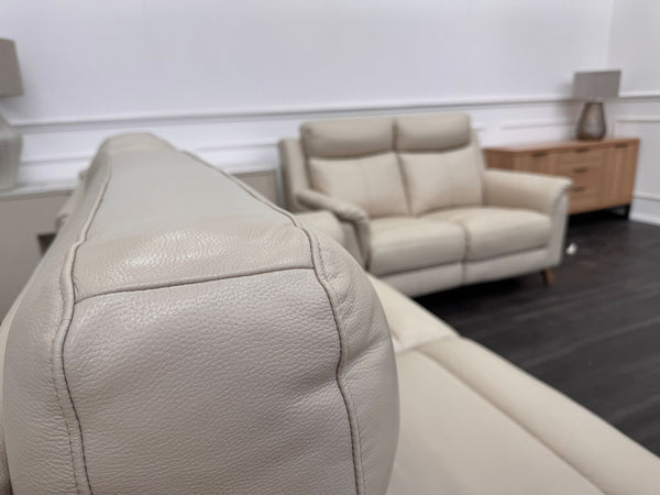 La Z Boy Kenzie Leather 3 & 2 Seater Power Recliner Sofa Set