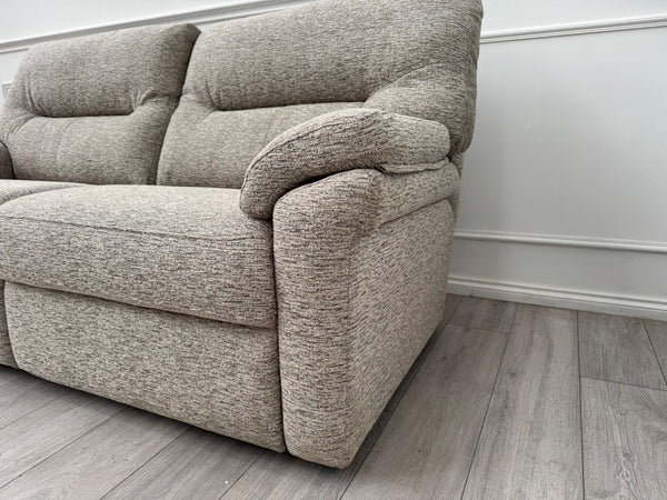 G Plan Seattle Woven Beige Fabric 3 Seater Sofa RRP £2552