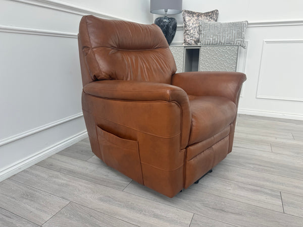 Hudson 23 Leather Lift and Rise Recliner Armchair Leather RRP £3445