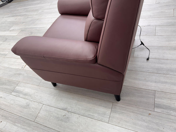 La Z Boy Bella Rose Brown Power Recliner Armchair