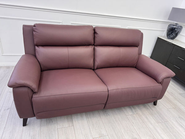 La Z Boy Bella 3 Seater Leather Power Recliner