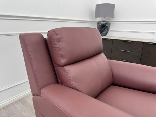 La Z Boy Bella Rose Brown Power Recliner Armchair