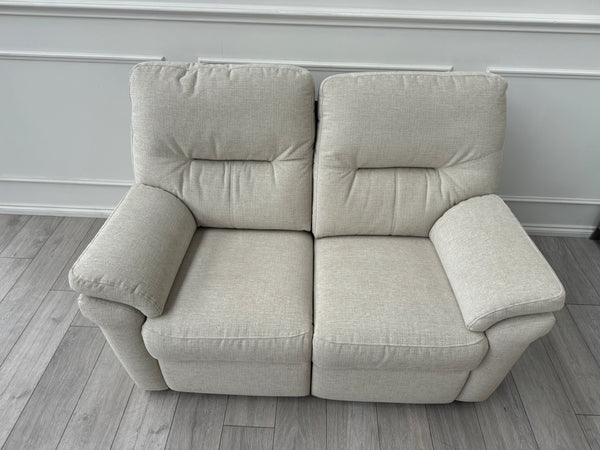 G Plan Seattle Cream Fabric 2+2 Seater Power Recliner Sofa Set