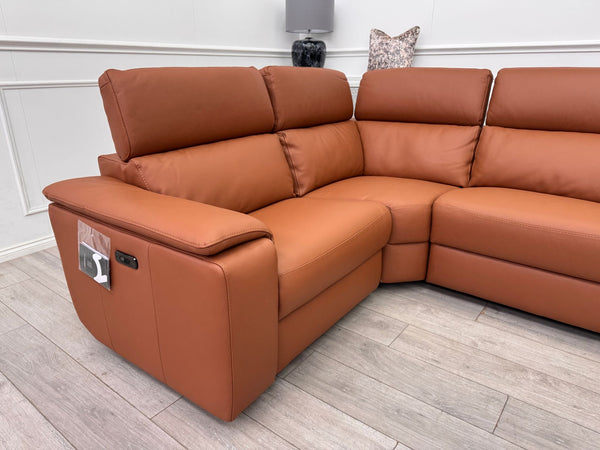 Nicoletti Davide Modular Corner Sofa Chaise Lounger Power Recliner