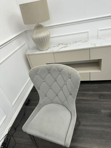 Donnie Greg Velvet Dining Chairs (Choose Quantity)