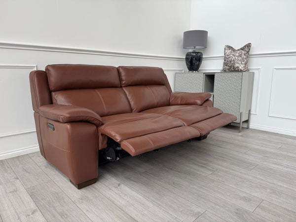 Furniture Village STARLIGHT EXPRESS Leather 3 Seater Power Recliner RRP £3345