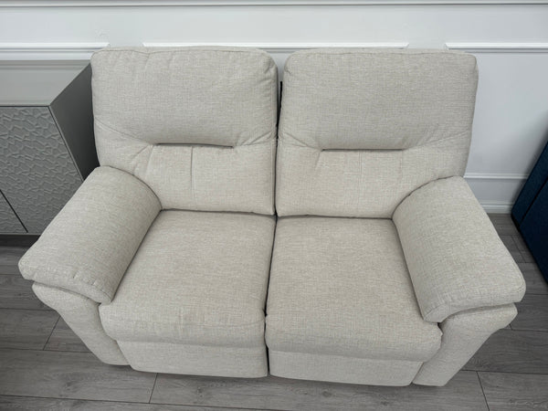 G Plan Seattle Cream Fabric 2+2 Seater Power Recliner Sofa Set