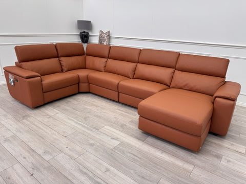 Nicoletti Davide Modular Corner Sofa Chaise Lounger Power Recliner