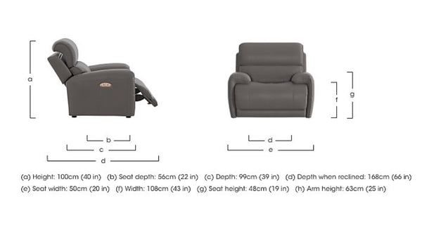 Link Saddle Fabric Blue 3 Seater & Armchair Power Recliner Sofa Set