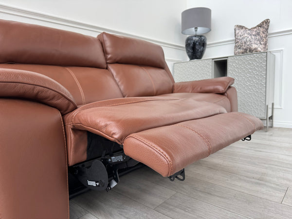 Furniture Village STARLIGHT EXPRESS Leather 3 Seater Power Recliner RRP £3345