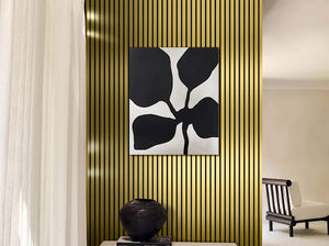 NEW Acoustic Slat Wall Panel - GOLD / 2.4m x 0.6m (1.44m2)