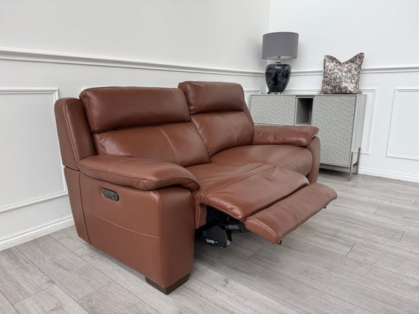 Furniture Village STARLIGHT EXPRESS Leather 3 Seater Power Recliner RRP £3345