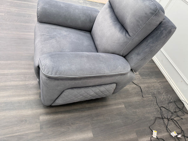 La Z Boy Austin Roxy Shadow Power Recliner Fabric Armchair