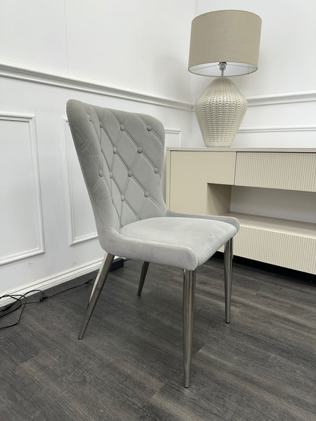Donnie Greg Velvet Dining Chairs (Choose Quantity)