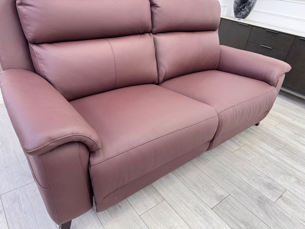 La Z Boy Bella 3 Seater Leather Power Recliner