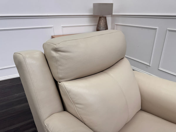 La Z Boy Kenzie Leather Power Recliner Power Headrest Leather Armchair