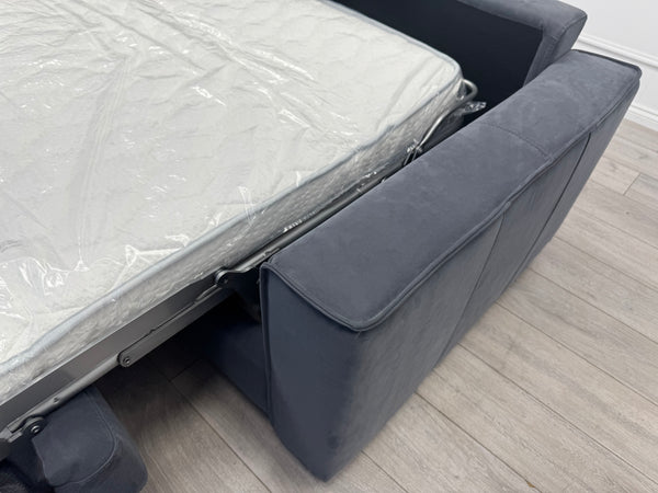 Furniture Village Electric 3 Seater Sofa Bed Charcoal Grey