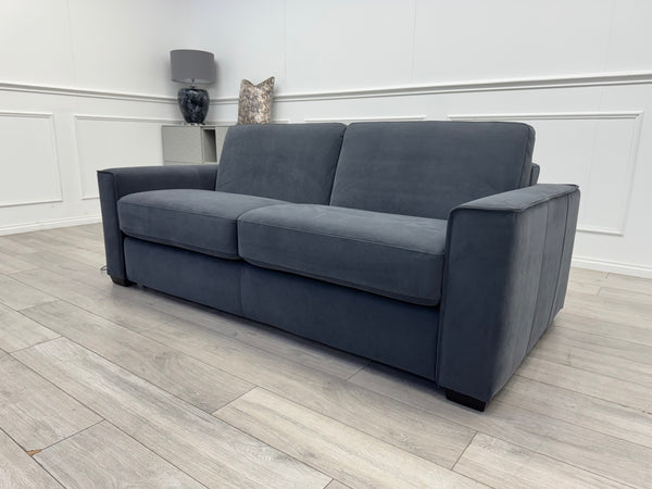 Furniture Village Electric 3 Seater Sofa Bed Charcoal Grey