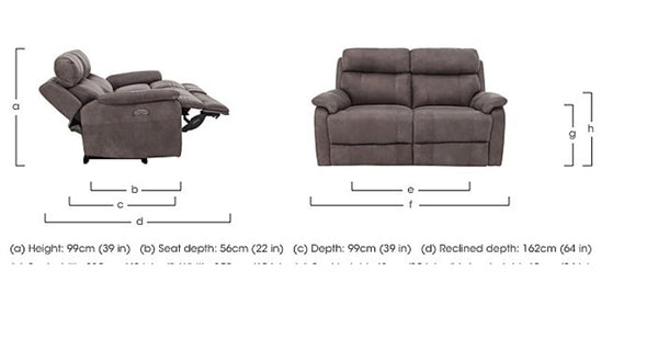 Komodo Relax Station 3 & 2 Seater Cream Leather Power Recliner Headrest Sofa Set