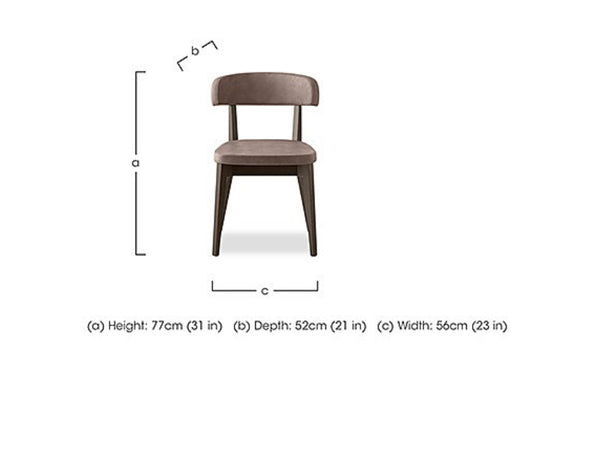 Siren Connubia Dining Chair Faux Leather Italian Design Stylish Kitchen Chairs