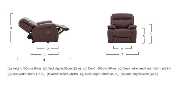 Moreno Cream Mink Soft Fabric  Power Recliner & Power Headrest Armchair