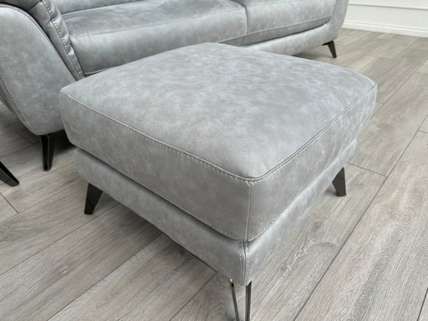 Contempo Grey 3 Seater Sofa + Armchair + Footstool RRP £3,785