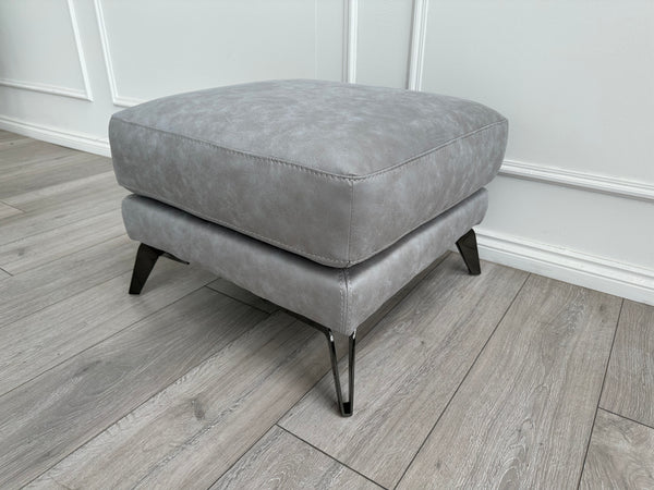 Contempo Grey 3 Seater Sofa + Armchair + Footstool RRP £3,785