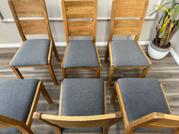 Branded Wooden Rustic Oak Dining Chairs