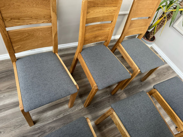Branded Wooden Rustic Oak Dining Chairs