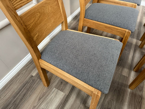 Branded Wooden Rustic Oak Dining Chairs