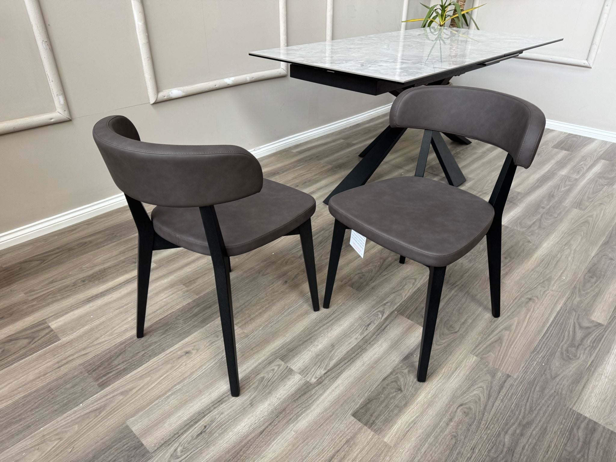 Siren Connubia Dining Chair Faux Leather Italian Design Stylish Kitchen Chairs