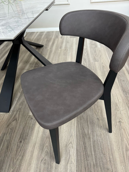 Siren Connubia Dining Chair Faux Leather Italian Design Stylish Kitchen Chairs