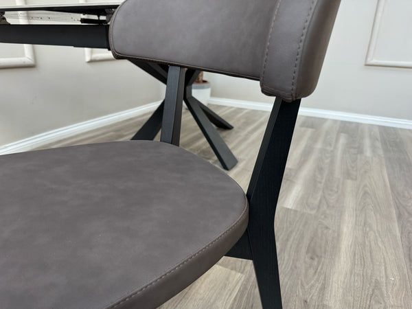 Siren Connubia Dining Chair Faux Leather Italian Design Stylish Kitchen Chairs