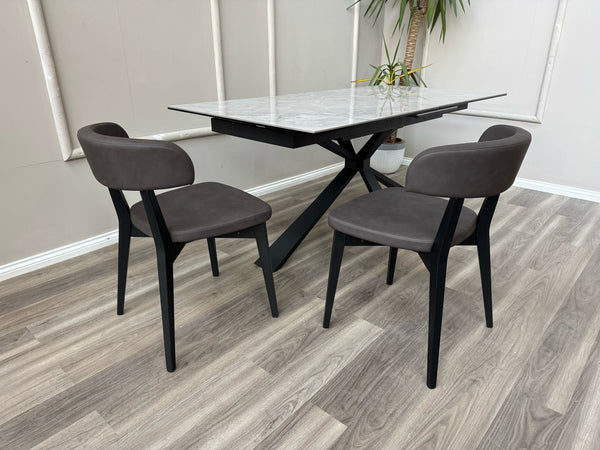 Siren Connubia Dining Chair Faux Leather Italian Design Stylish Kitchen Chairs